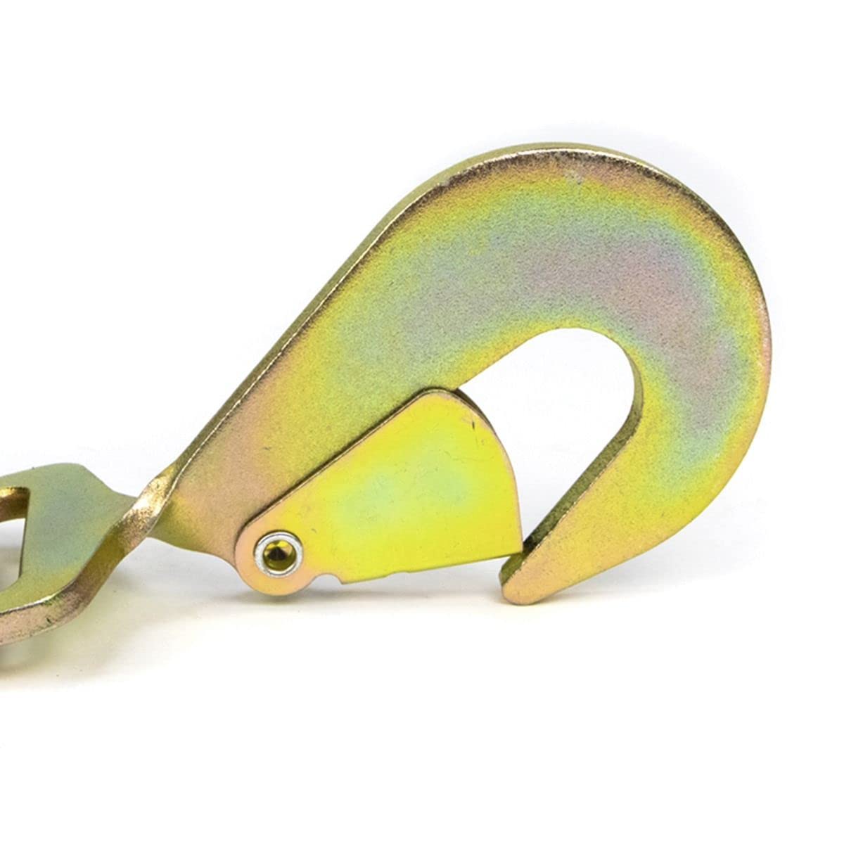 VULCAN Car Tie Down with Twisted Snap Hooks - 2 Inch x 96 Inch - 2 Pack - Classic Yellow - 3,300 Pound Safe Working Load - Image 6