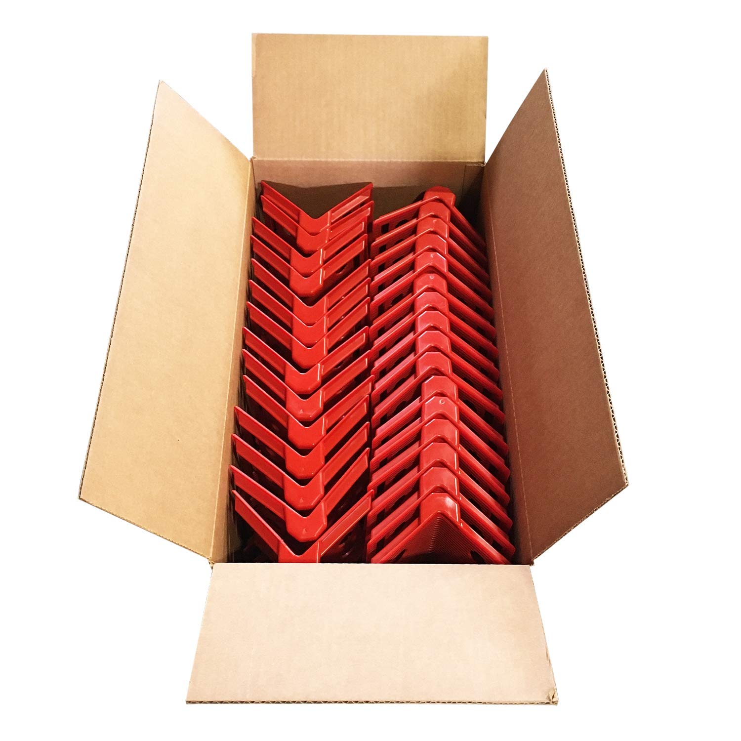 VULCAN Corner Protector - 4 Inch - Plastic Red - Case of 60 - Image 3