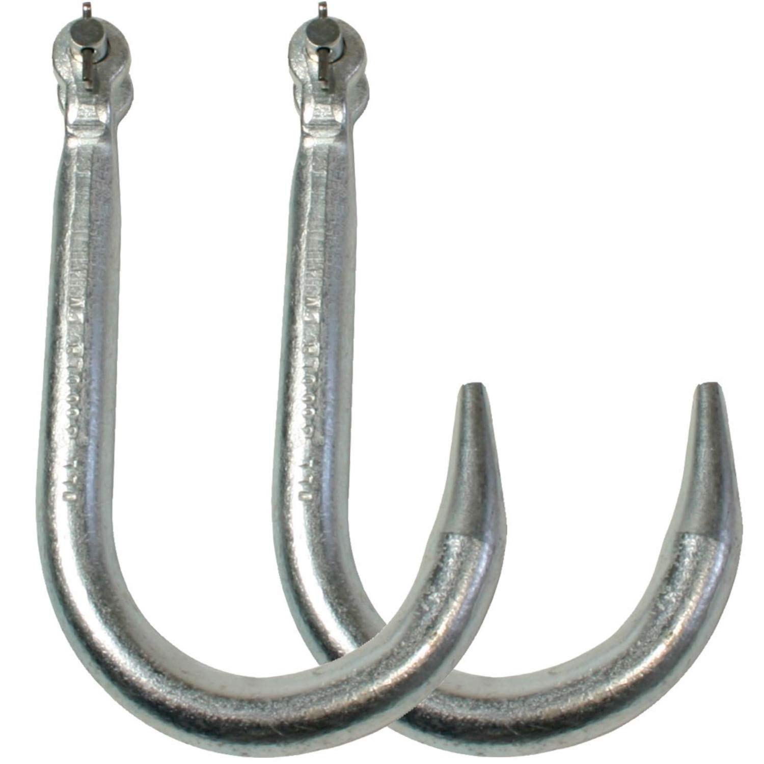 VULCAN Grade 43 Clevis Tow Hook - 8 Inch - 2 Pack - 3,000 Pound Safe Working Load - Image 6