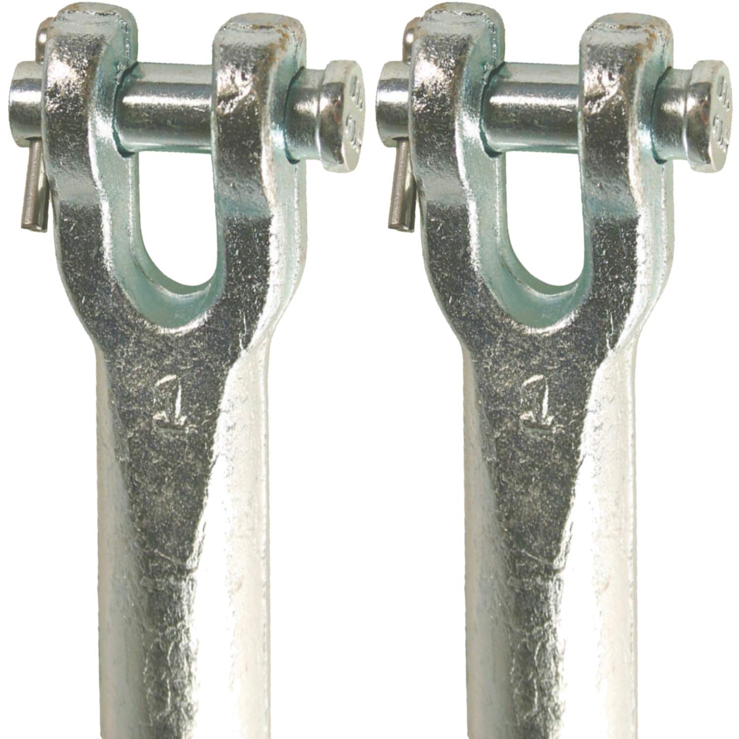VULCAN Grade 43 Clevis Tow Hook - 8 Inch - 2 Pack - 3,000 Pound Safe Working Load - Image 7