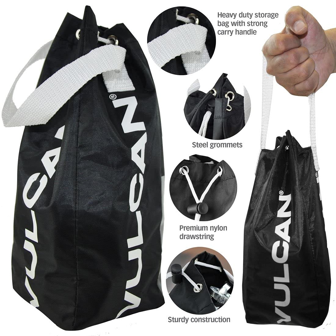 VULCAN Security Chain - Premium Case-Hardened - 3/8 Inch x 9 Foot (+/-2 Inches) - Chain Cannot Be Cut with Bolt Cutters or Hand Tools - Image 6