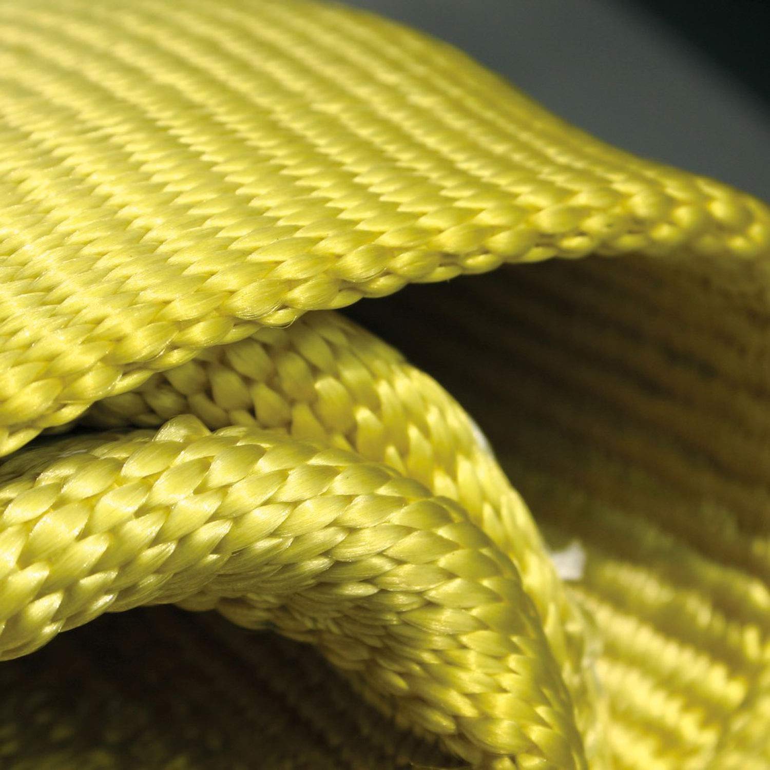 VULCAN Sling - 1-Ply - Eye and Eye - Polyester - 4 Inch x 10 Foot - Safe Working Load of 6,400 Pounds (V) - 5,000 Pounds (C) - 12,800 Pounds (B) - Image 4