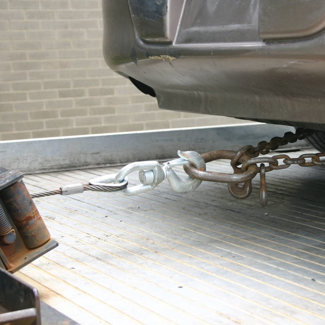 VULCAN Steel Core Winch Cable with Swivel Hook - 1/2 Inch x 50 Foot - 26,600 Pound Minimum Breaking Strength - Image 4