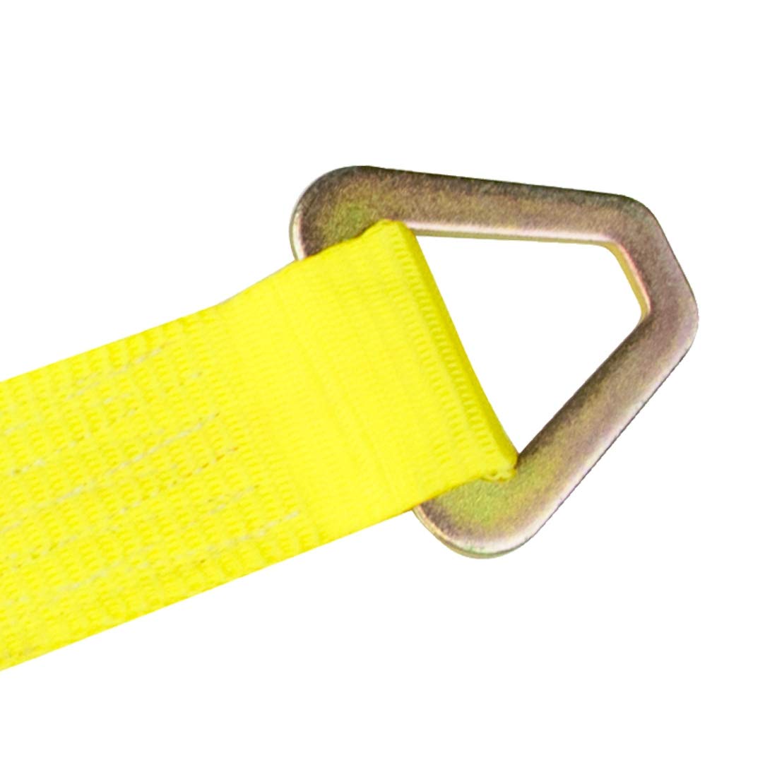 VULCAN Tie Down Axle Straps with Wear Pad - 4 Pack - Classic Yellow - 3,300 Pound Safe Working Load - Image 4