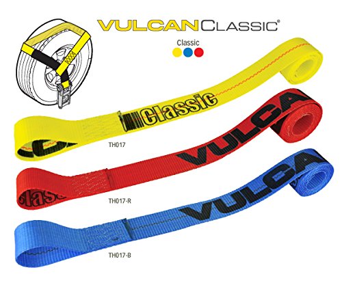 VULCAN Wheel Dolly Tire Harness - 96 Inch - Eye Loop - Red - 3,300 Pound Safe Working Load - Image 4