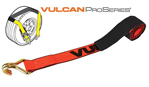 VULCAN Wheel Dolly Tire Harness - Double Wire J-Hook - 84 Inch - PROSeries - 3,300 Pound Safe Working Load - Image 7