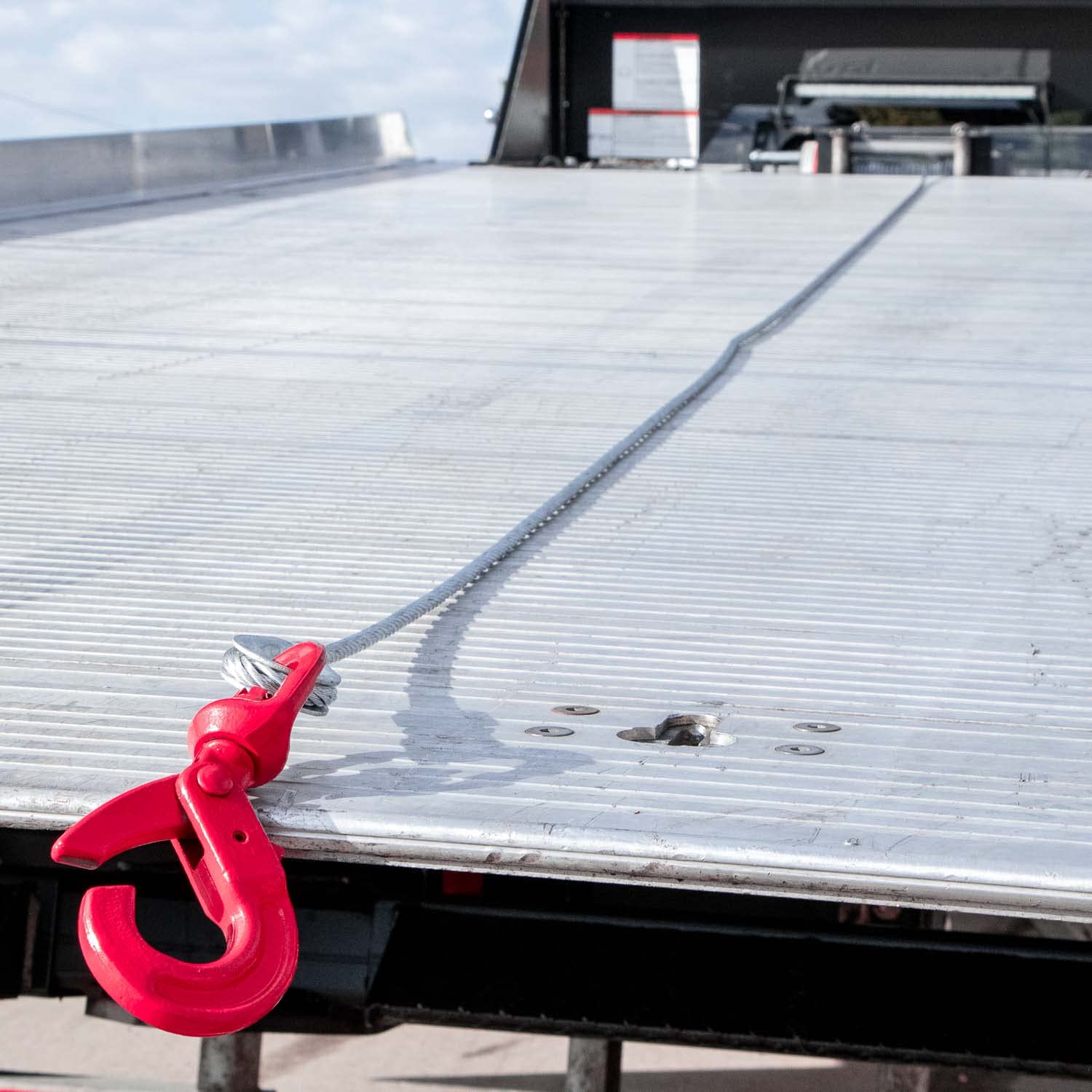 VULCAN Winch Cable - Self-Locking Swivel Hook - Galvanized Steel Core - 3/8 Inch x 50 Foot - 14,000 Lbs. Minimum Breaking Strength - Image 4